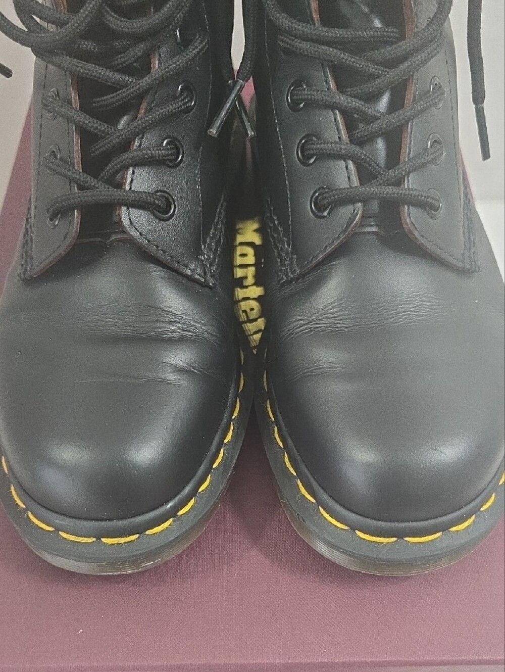 MIE Dr. Martens Made In England Vintage 1460 Quilon Boots UK 5 - Picture 6 of 16